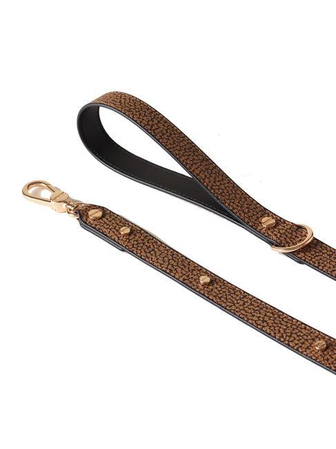 PETS Correa con remaches op natural / negro - Artículos para animales