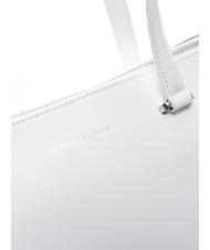 TOSCA BLU GRACE Bolso de compras de cuero blanco - Bolsos Mujer - 3