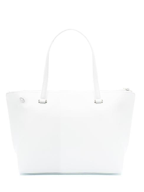 GRACE Bolso de compras de cuero blanco - Bolsos Mujer