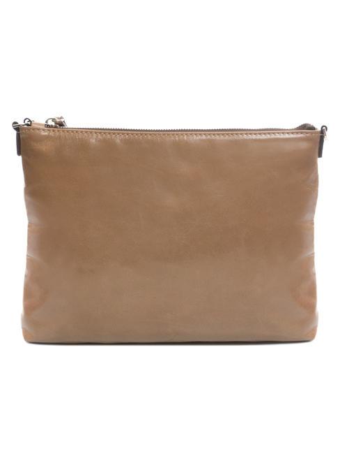CLUTCH Bolso con bandolera, en piel. camafeo - Bolsos Mujer