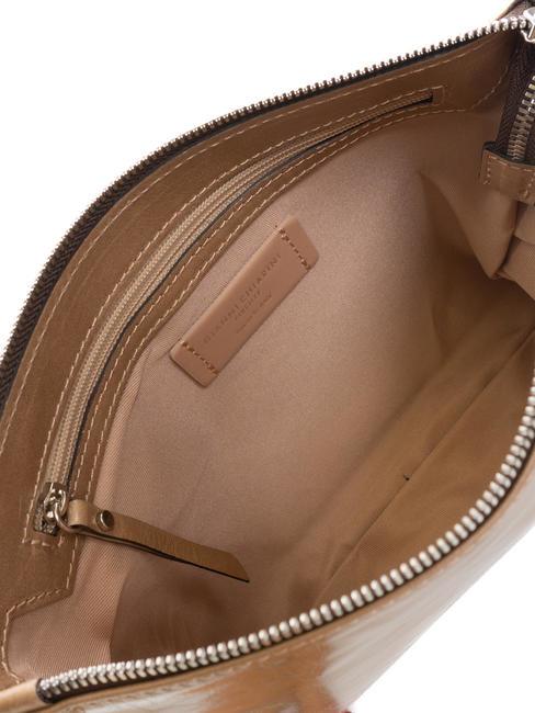 CLUTCH Bolso con bandolera, en piel. camafeo - Bolsos Mujer