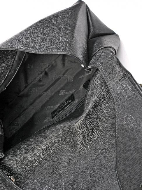 NAOMI Bolso bandolera de piel negro - Bolsos Mujer
