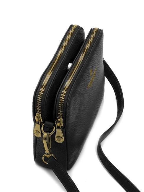 TIFFANY KATE Mini bolso bandolera de piel negro - Bolsos Mujer