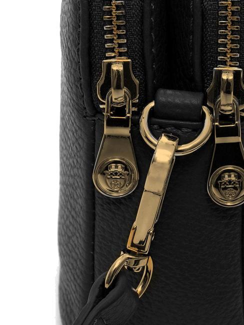 TIFFANY KATE Mini bolso bandolera de piel negro - Bolsos Mujer