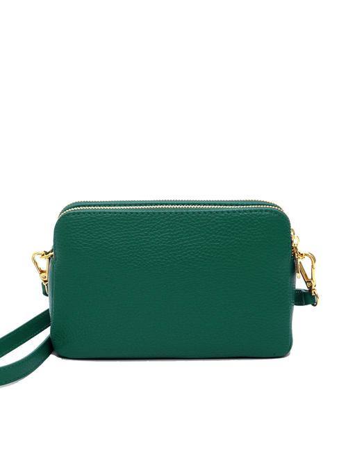 TIFFANY KATE Mini bolso bandolera de piel verde oscuro - Bolsos Mujer