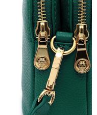 SPALDING TIFFANY KATE Mini bolso bandolera de piel verde oscuro - Bolsos Mujer - 3