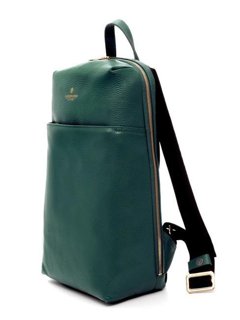 TIFFANY JANE Mochila de piel para pc de 15,6" verde oscuro - Mochilas para port&aacute;til