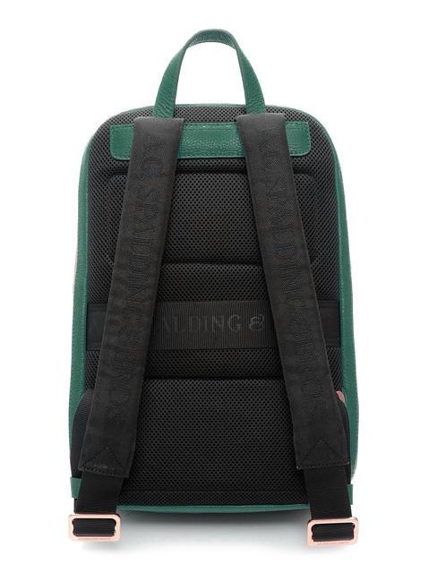 TIFFANY JANE Mochila de piel para pc de 15,6" verde oscuro - Mochilas para port&aacute;til
