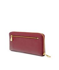 SPALDING TIFFANY Cartera grande de piel con cremallera rojo - Carteras Mujer - 3