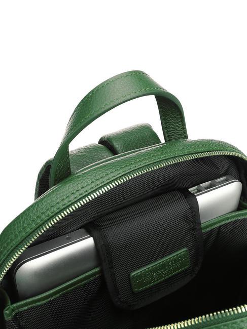 TIFFANY Mochila de piel para port&aacute;til verde oscuro - Bolsos Mujer