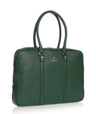 SPALDING TIFFANY Malet&iacute;n de piel para port&aacute;til de 15" verde oscuro - Maletines de Trabajo - 2