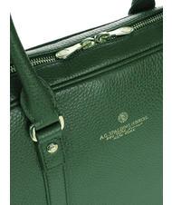 SPALDING TIFFANY Malet&iacute;n de piel para port&aacute;til de 15" verde oscuro - Maletines de Trabajo - 4
