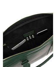 SPALDING TIFFANY Malet&iacute;n de piel para soporte de pc de 14" verde oscuro - Maletines de Trabajo - 6