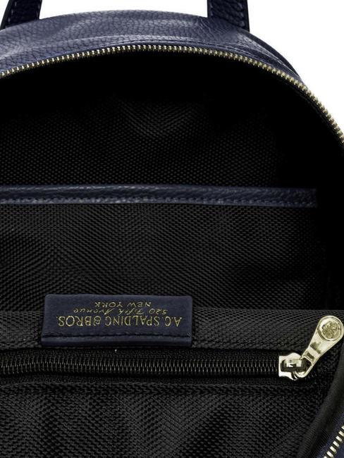 TIFFANY Mochila peque&ntilde;a de piel azul - Bolsos Mujer