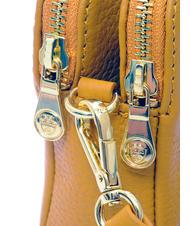 SPALDING TIFFANY KATE Mini bolso bandolera de piel mostaza - Bolsos Mujer - 4