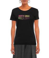 NORTH SAILS LOGO MIRROR Camiseta de algod&oacute;n negro - camiseta - 2