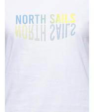 NORTH SAILS LOGO MIRROR Camiseta de algod&oacute;n blanco - camiseta - 4