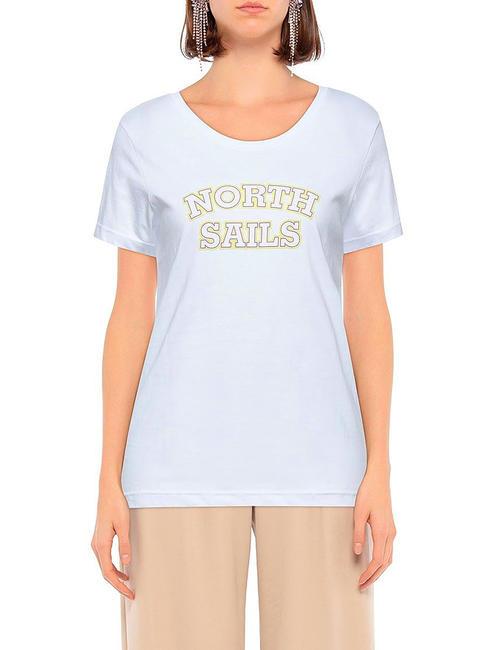 LOGO PRINT Camiseta de algodón blanco - camiseta