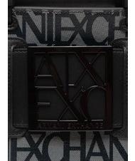 ARMANI EXCHANGE LOGO ALL OVER Bolso pequeño con bandolera beige/negro - Bolsos Mujer - 4