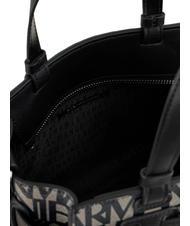 ARMANI EXCHANGE LOGO ALL OVER Bolso pequeño con bandolera beige/negro - Bolsos Mujer - 6