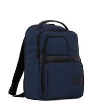 PIQUADRO WOLLEM Mochila de piel y tela, soporte para portátil de 14" - Mochilas para portátil