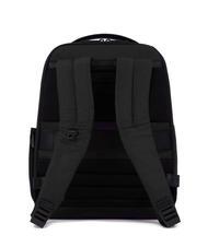 PIQUADRO WOLLEM Mochila de piel y tela, soporte para portátil de 14" negro - Mochilas para portátil - 3