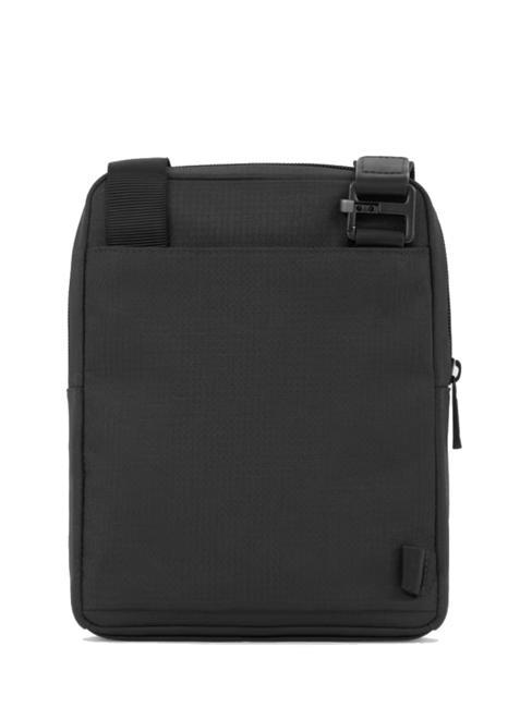 WOLLEM Bolso iPad mini de tela y piel negro - Bandoleras Hombre