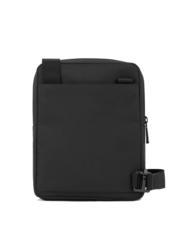 PIQUADRO WOLLEM Bolso iPad mini de tela y piel negro - Bandoleras Hombre - 4