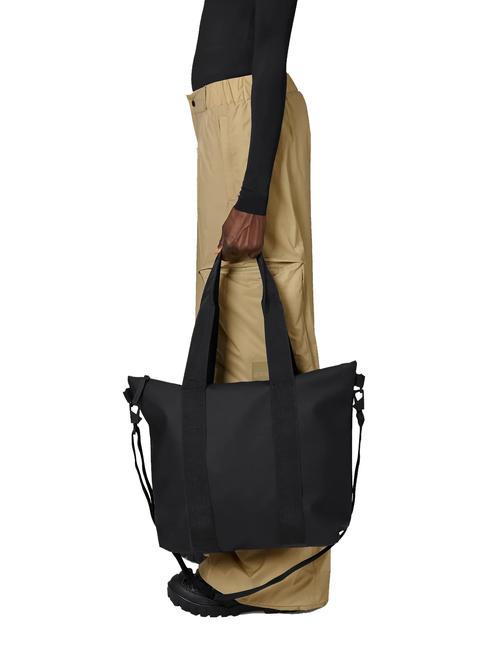TOTE BAG MINI Bolsa impermeable negro - Bolsos Mujer