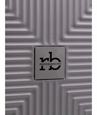 ROCCOBAROCCO ADVENTURE Juego de 3 cabinas con ruedas, medianas y grandes. plata - Set Trolley - 8