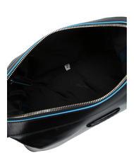 PIQUADRO BLUE SQUARE Belleza de cuero azul - Neceser - 3