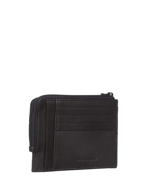 Billetera Línea PULSE, en cuero negro - Carteras Hombre