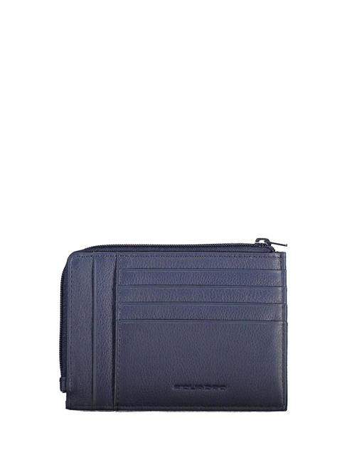 Billetera Línea PULSE, en cuero azul - Carteras Hombre