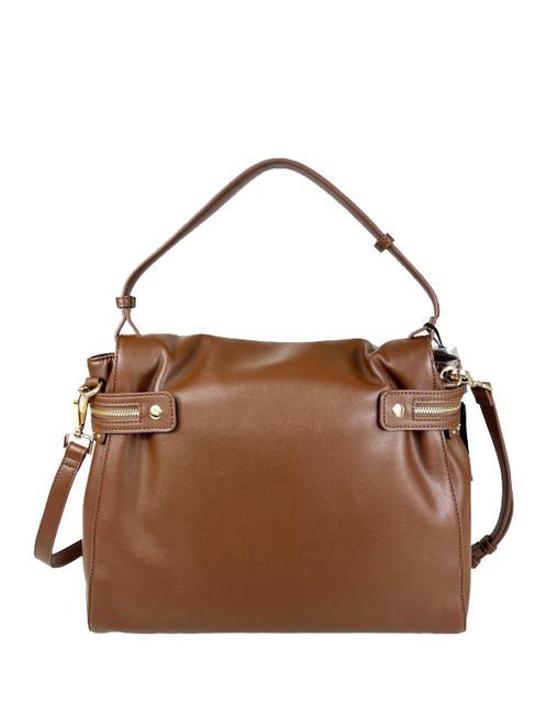 CECILE Bolso de mano con bandolera chocolate - Bolsos Mujer