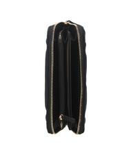 TWINSET LOGO QUILTED Cartera grande con cremallera alrededor negro - Carteras Mujer - 2
