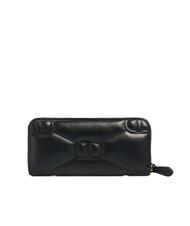 TWINSET LOGO QUILTED Cartera grande con cremallera alrededor negro - Carteras Mujer - 3