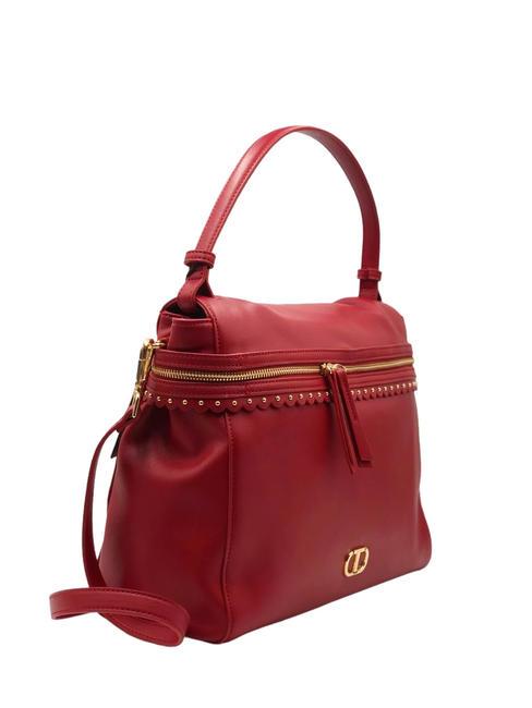 CECILE Bolso de mano con bandolera rojo fuego - Bolsos Mujer