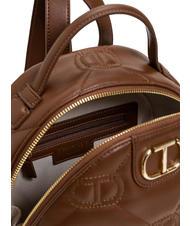 TWINSET LOGO QUILTED Mochila chocolate - Bolsos Mujer - 3