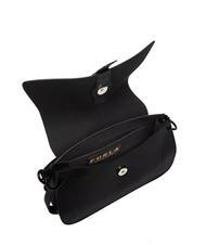 FURLA FLOW M bolso de mano m de piel negro - Bolsos Mujer - 4