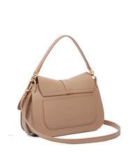 FURLA FLOW M bolso de mano m de piel gris - Bolsos Mujer - 3