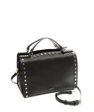 TOSCA BLU CONFETTI Bolso ba&uacute;l de piel con bandolera negro - Bolsos Mujer - 2