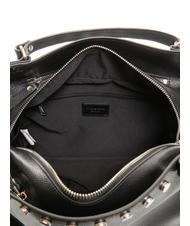TOSCA BLU CONFETTI Bolso ba&uacute;l de piel con bandolera negro - Bolsos Mujer - 4