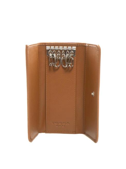 BASIC Estuche para llaves de cuero BROWN - Llaveros
