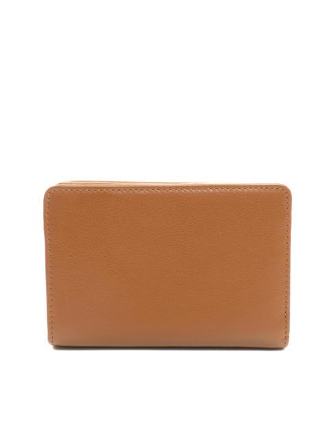 BASIC Cartera mediana de piel BROWN - Carteras Mujer