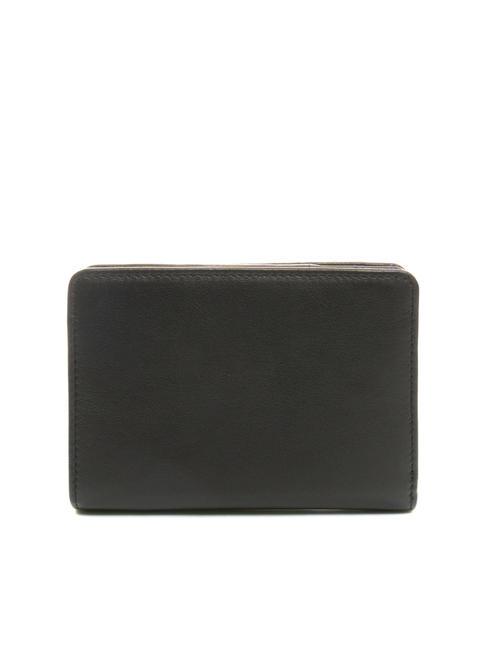 BASIC Cartera mediana de piel negro - Carteras Mujer