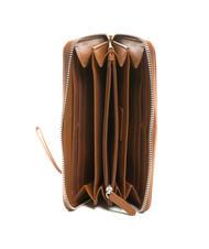 TOSCA BLU BASIC Cartera de piel con cremallera BROWN - Carteras Mujer - 2