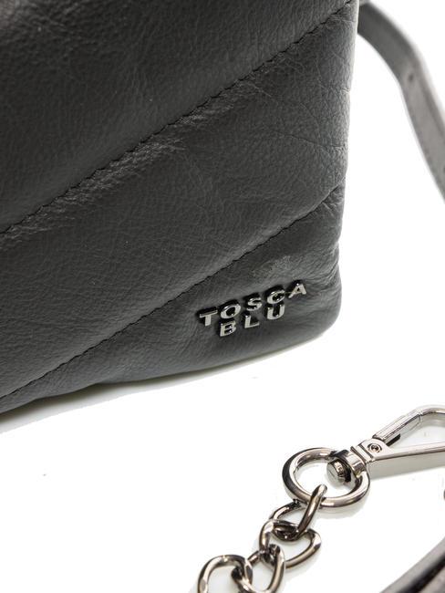 PAN CAKE Bolso de piel con bandolera negro - Bolsos Mujer