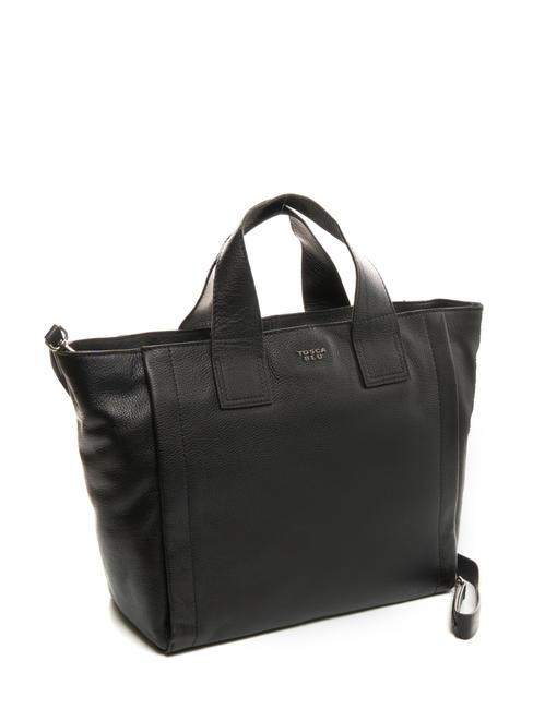 FRAPPE Bolso de piel con bandolera negro - Bolsos Mujer