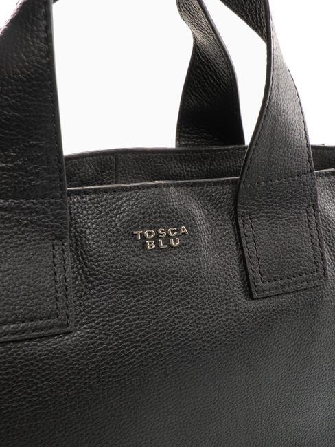 FRAPPE Bolso de piel con bandolera negro - Bolsos Mujer