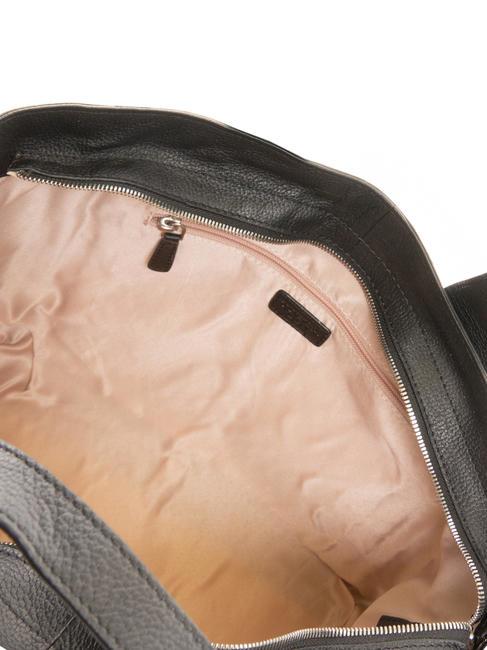 FRAPPE Bolso de piel con bandolera negro - Bolsos Mujer